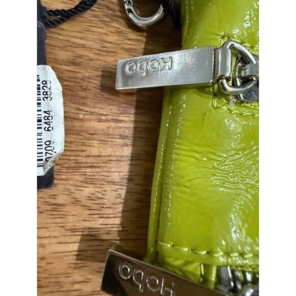 Hobo International Convertible Crossbody Wristlet Lime Green Zippers Cristel NWT - Picture 5 of 15